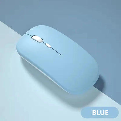 Macaron Rechargeable Wireless Bluetooth Mouse 2.4G USB Mice For Android Windows Tablet Laptop Notebook PC For IPAD Mobile