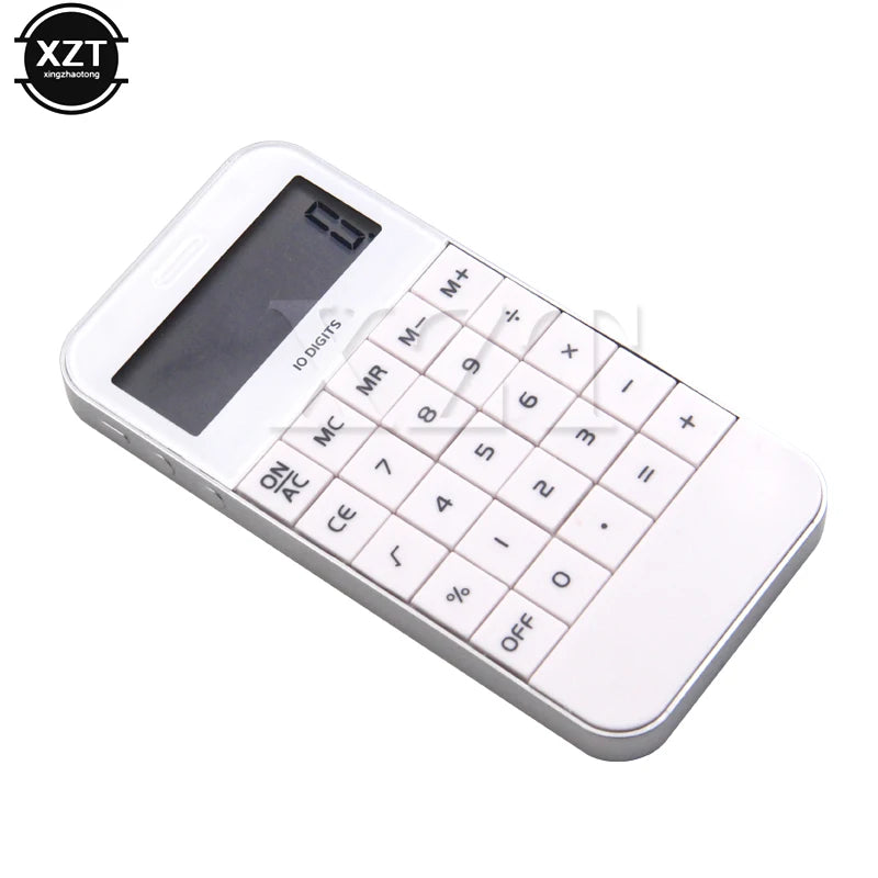 Portable Pocket Electronic Calculator 10 Digits Display Calculate Calculator Simplicity Fashion Mini Arithmetic Calculator