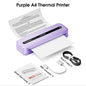 Phomemo M832 Portable Printer Bluetooth Thermal Tattoo Printer Inkless Support 50/80/110/Letter/A4/A5 Thermal Paper for Mobile