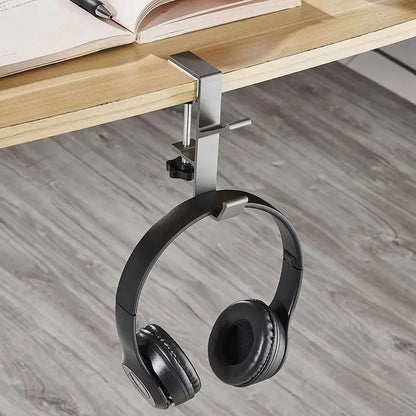 Multi Functional Headphone Stand Table Side Hanging Storage Rack for Sony/Airpods Max Gaming Headset Bag Universal Metal Holder