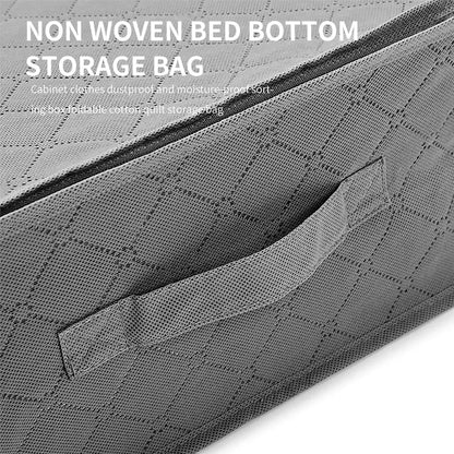 Clothing Storage Bag Foldable Underbed Organizing Large Adjustable Compartment Storage Bag for Blanket Shoes Sweaters Toys