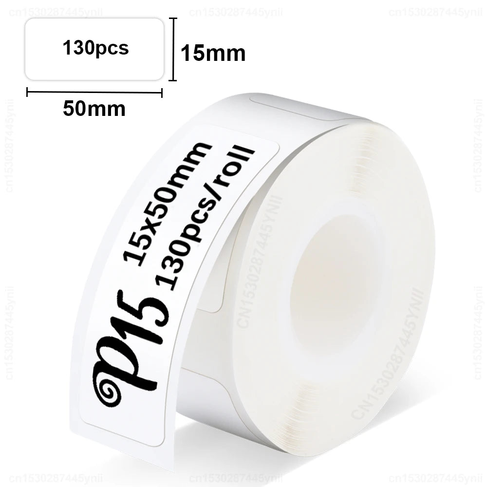 P15 Wireless Label Printer Mini Portable Thermal Label Maker Similar as D11 D110 D101 P12 Label Machine with Adhesive Label Tape